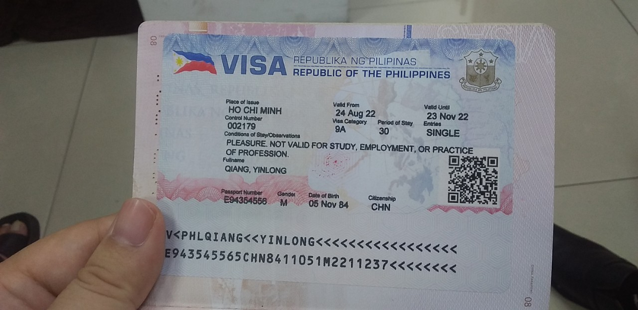 THỦ TỤC XIN VISA PHILIPPINES CHO NGƯỜI NƯỚC NGOÀI TẠI VIỆT NAM 